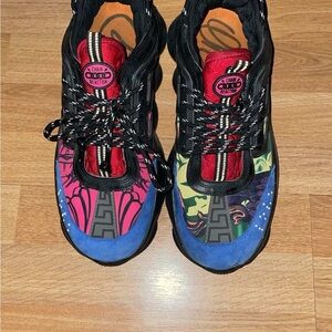 Versace Men's Multicolor Chain Reaction Sneakers